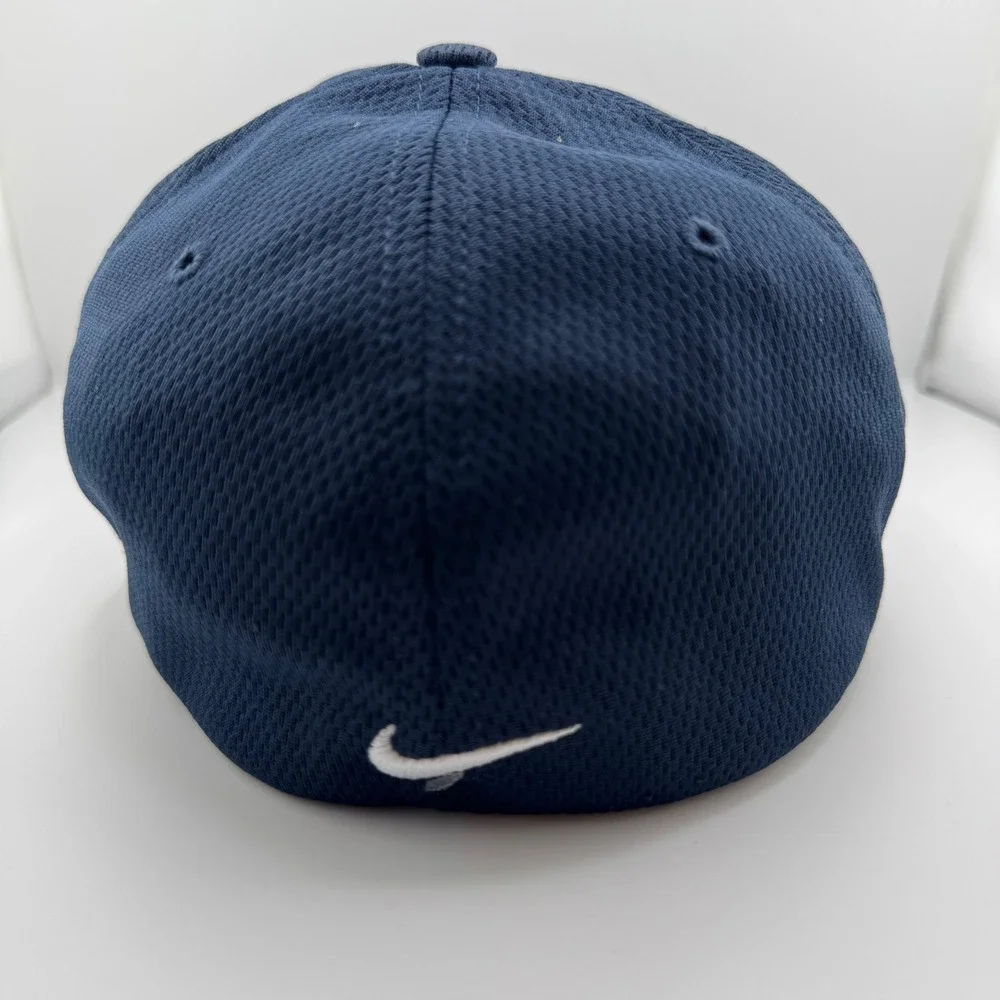 Nike Golf Mercedes-Benz Hat Mens L/XL Navy Blue Excellent Embroidered Mesh Cap